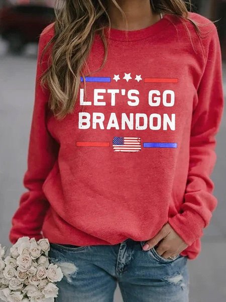 

Women‘s Casual Letter Sweatshirt, Red, Hoodies&Sweatshirts