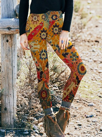 

Vintage Skinny Pants, As picture, leggings