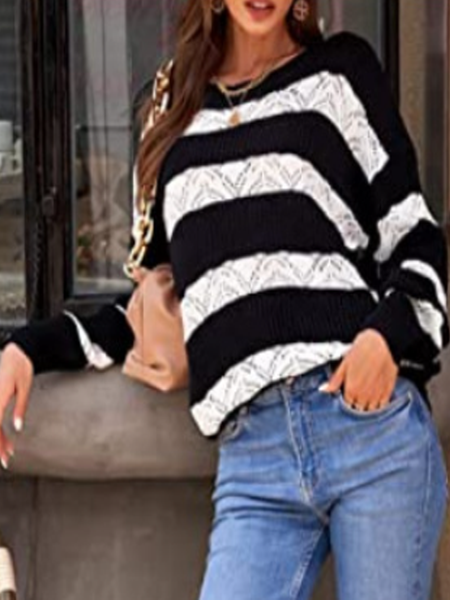 

Casual Household Daily Vintage Loosen Sweater, Black, Sweatshirts & Hoodies