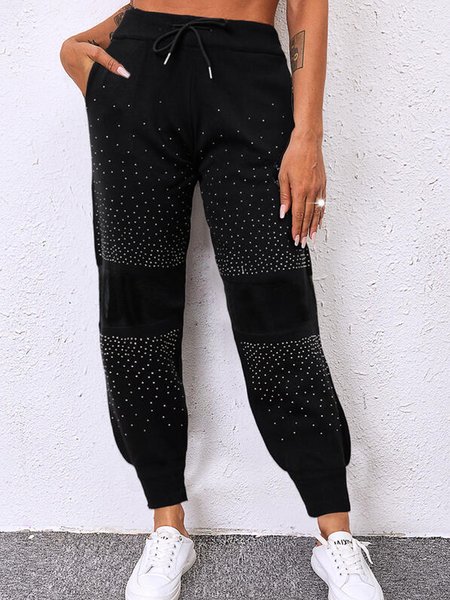 

Polka Dots Pants, Black, Pants
