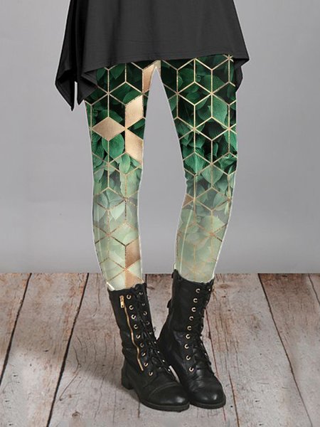 

Pants, Green, Leggings