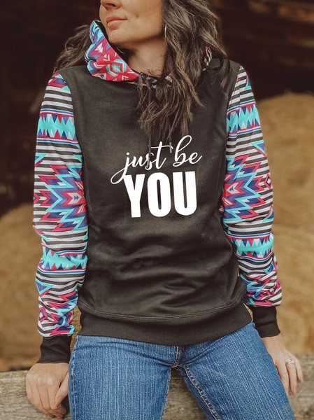 

Letter Loosen Casual Sweatshirt, As picture, Hoodies & Sweatshirts