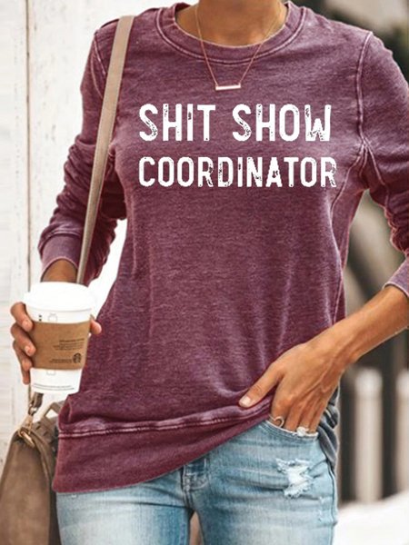 

Shit Show Coordinator Sweatshirts, Red, Hoodies&Sweatshirts