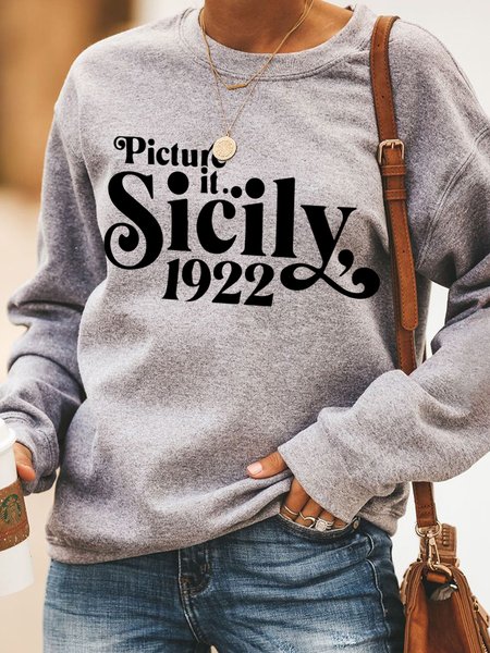 

Picture It Sicily 1922 Casual Cotton Blends Sweatshirts, Gray, Hoodies&Sweatshirts