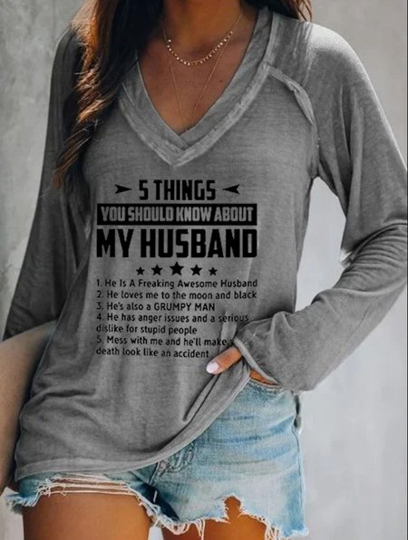 

Loosen Cotton Blends Casual T-shirt, As picture, Tops