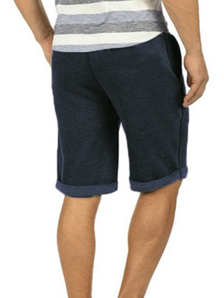 

Plain Shorts, Blue, Men's shorts