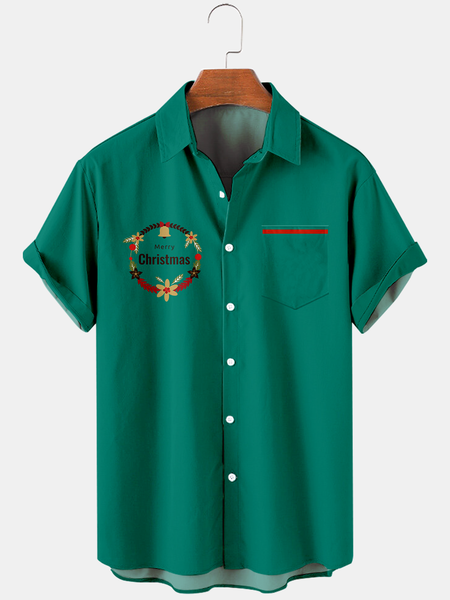 

Short Sleeve Cotton Shirts & Tops, Green, Shirt