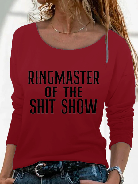 

Ringmaster of the Shit Show Shirts & Tops, Red, T-Shirts
