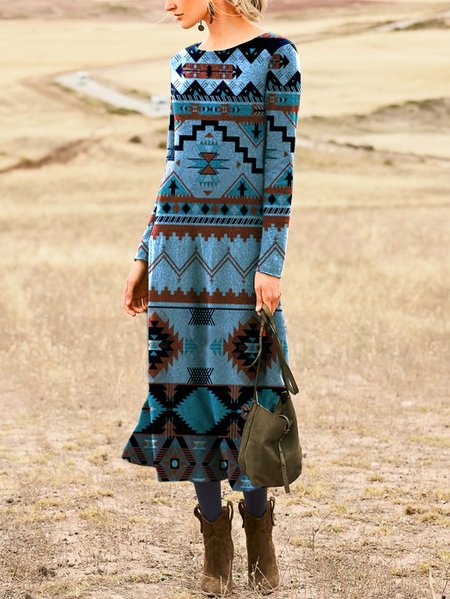 

Regular Fit Cotton Blends Dress, As picture, Dresses