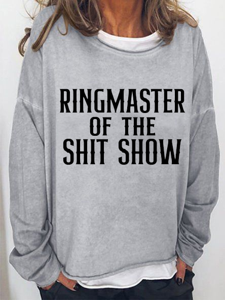 

Ringmaster of the Shit Show Shirts & Tops, Gray, T-Shirts