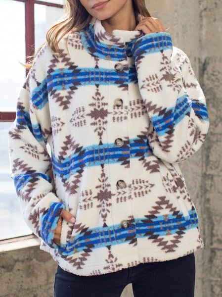 

Pockets Off Shoulder Outerwear, White, Outerwear