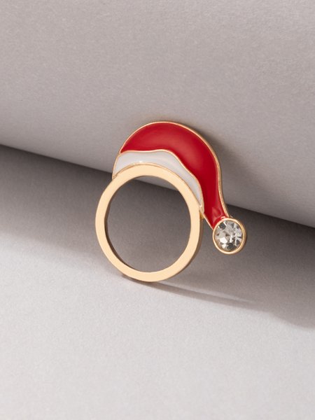 

Natale Pupazzo di neve Strass Giunto diviso Multicolore Squillo, D'oro, Ring