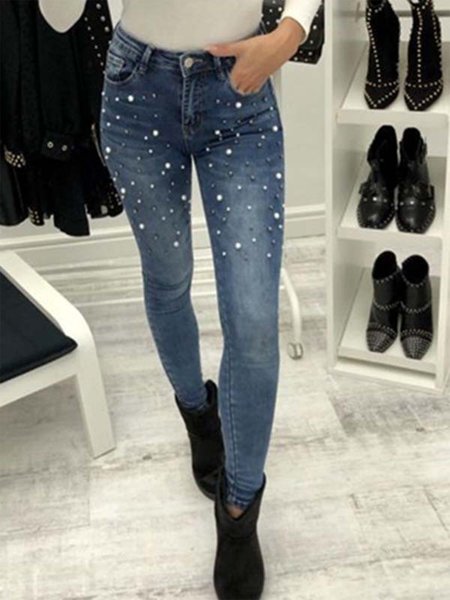 

Denim Deads Regular Fit Casual Pants, Blue, Pants