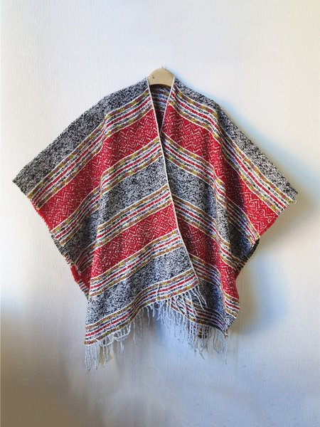 

Ethnic Style Tassel Knitted Warm Scarf, Gray-red, Women Scarves & Shawls