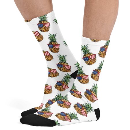 

Pineapple Fruit&Vegetable Socks, As picture, Socks