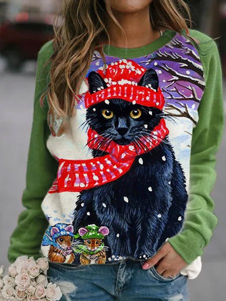 

Casual Sweatshirt, Multicolor, Hoodies & Sweatshirts