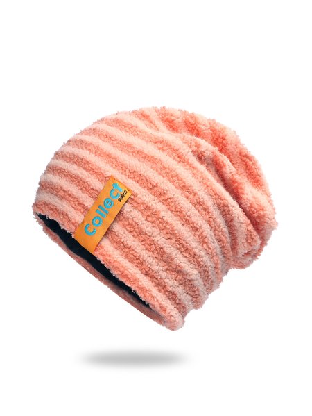 

Simple Striped Warm Hat, Orange, Hats