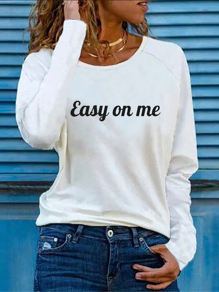 

Adele shirt, Easy On Me Crewneck, Adele Easy on me Shirt, Adele Shirts & Tops, White, T-Shirts