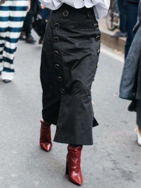 

Casual Maxi Skirt, As picture, Maxi Skirts