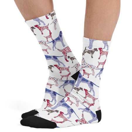 

Graphic Dogs Casual Unisex Socks, As picture, Socks