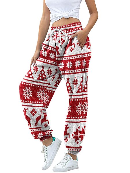 

Loosen Pants, 0860-red, Pants