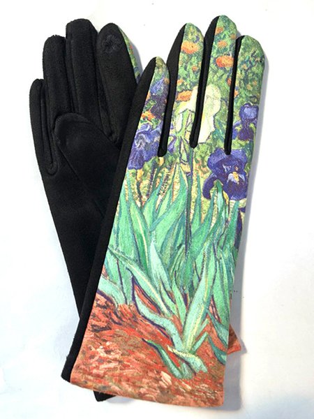 

Abstract Oil Painting Print Warm Gloves, Green, Scarves&Gloves
