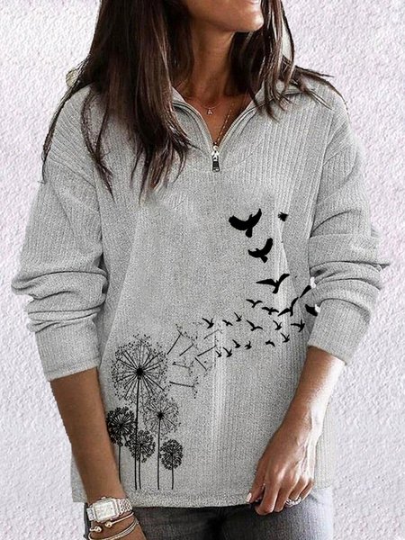 

Dandelion Casual Sweatshirt, Gray, Hoodies & Sweatshirts