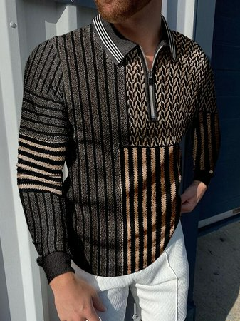 

Long Sleeve Lapel Cotton Shirts & Tops, Coffee, Blouses&Shirts