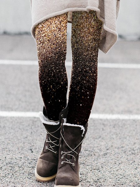 

Skinny Pants, Black-yellow, Leggings