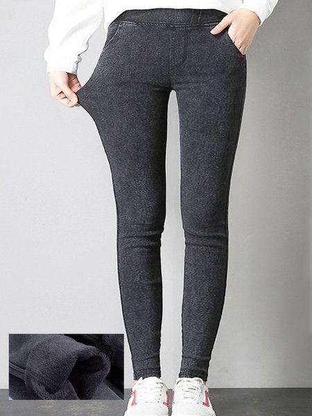 

Solid Thermal pants, Little flowersnow, Leggings