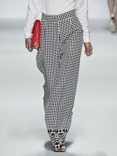 

Fall Mid-weight Loosen Work Formal Zipper fly Pants, As picture, Wide Leg Pants