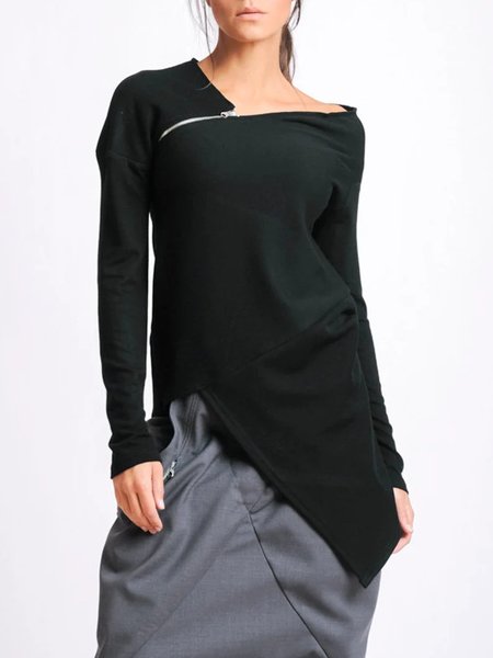 

Casual Punk Fashion Hippie Statement Shirts & Tops, Black, Tops