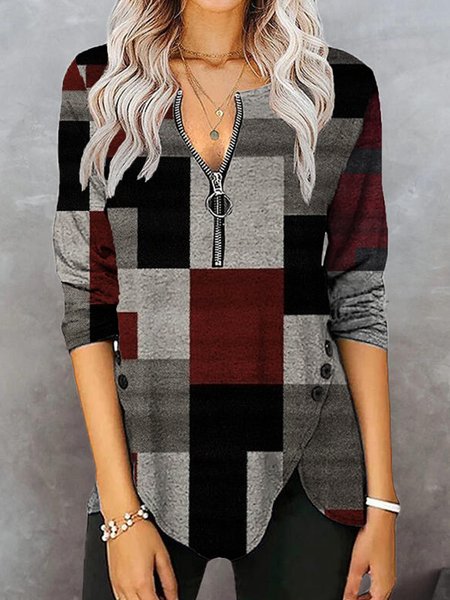 

Scollo a V Top, Come immagine, T-Shirts