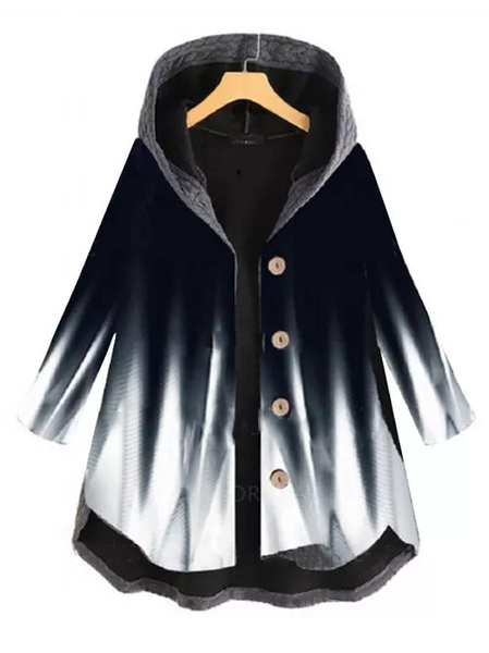 

Cotton Blends Casual Outerwear, As picture, Outerwear