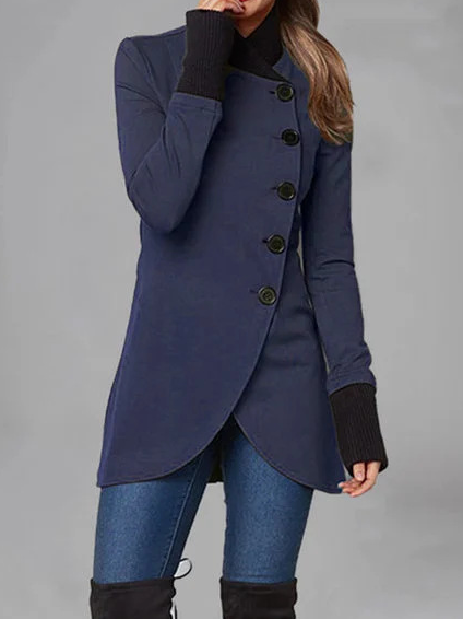 

Regolare In forma Cotone miscele Vintage Giubbotto, Blu intenso, Coats & Jackets
