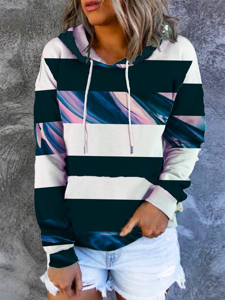 

Geometric Sweatshirt, As picture, Hoodies&Sweatshirts