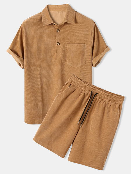 

Short Sleeve Outdoor Suits, Khaki, Men's sets
