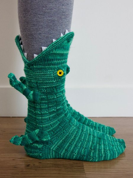 

Woven Animal Socks, As picture, Socks