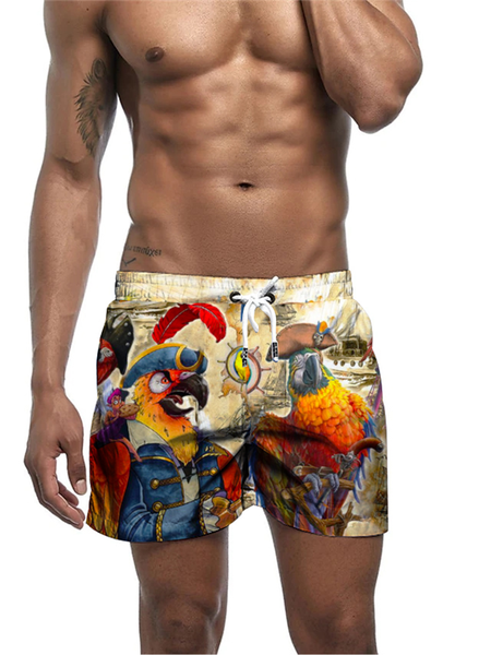 

Striped Pants, As picture, Men's shorts