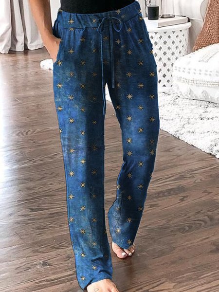

Vintage Star Cotton Blends Star Pants, Denim blue, Pants