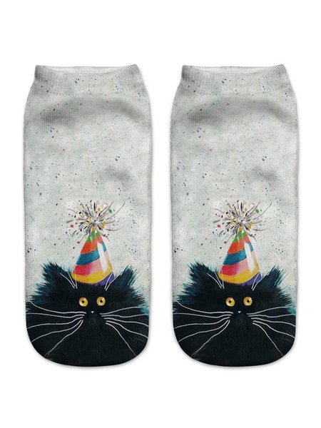 

Semplice Gatto Stampare Calzini, Socks