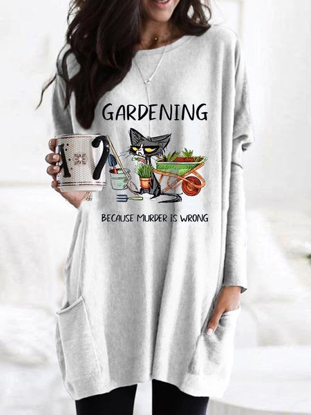 

Cotton Blends Shirts & Tops, Light gray, Tops