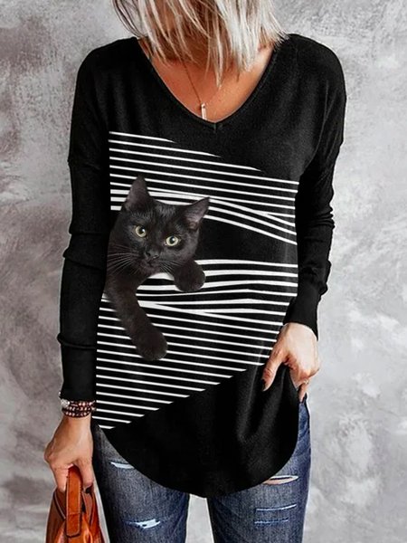 

Animal Shirts & Tops, Black, Tops