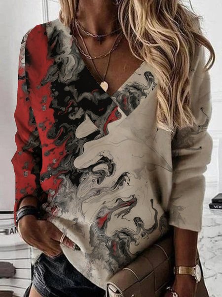 

Casual Cotton Blends Sweatshirt, Red, Hoodies & Sweatshirts