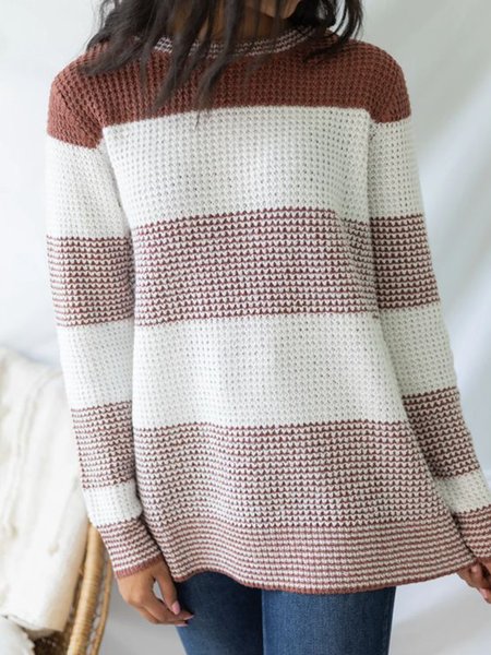 

Casual Loosen Wool/Knitting Sweater, White-red, Sweaters & Cardigans