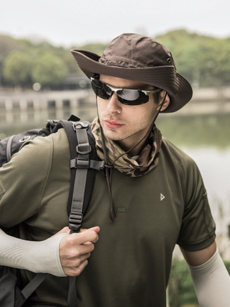 

casual visor hat, Coffee, Men Hats &Scarves&Gloves