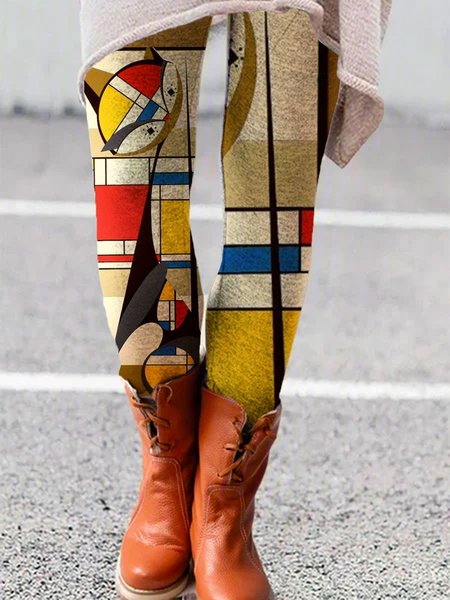 

Skinny Cotton Blends Pants, Multicolor, Leggings