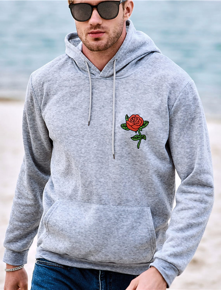

Hooded Cotton Long Sleeve Sweatshirt, Hoodies