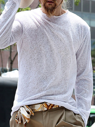 

Casual Crew Neck Outerwear, As picture, Hoodies&Sweatshirts
