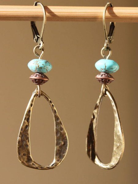 

Retro Turchese Far cadere Lega Orecchini, Come immagine, Earring